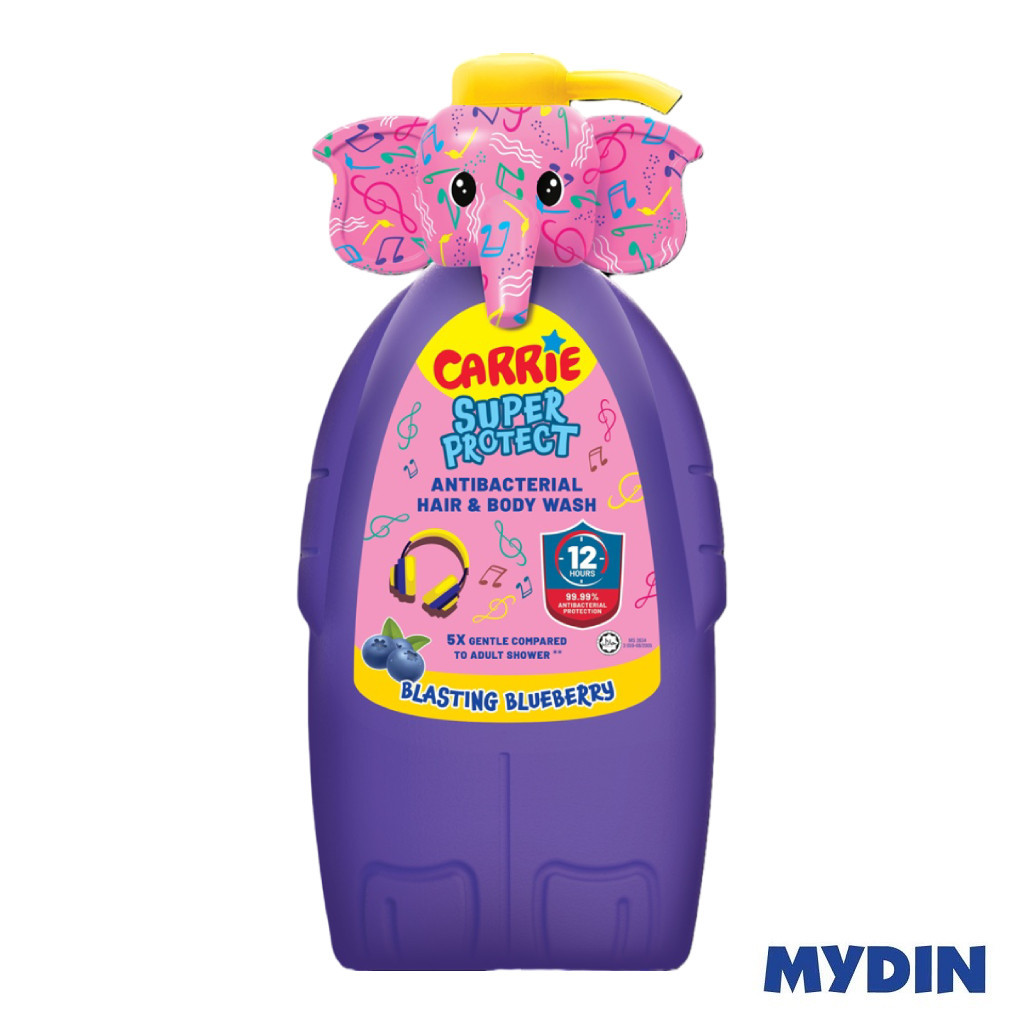 Carrie Super Protect Antibacterial Hair & Body Wash - 3 Variants