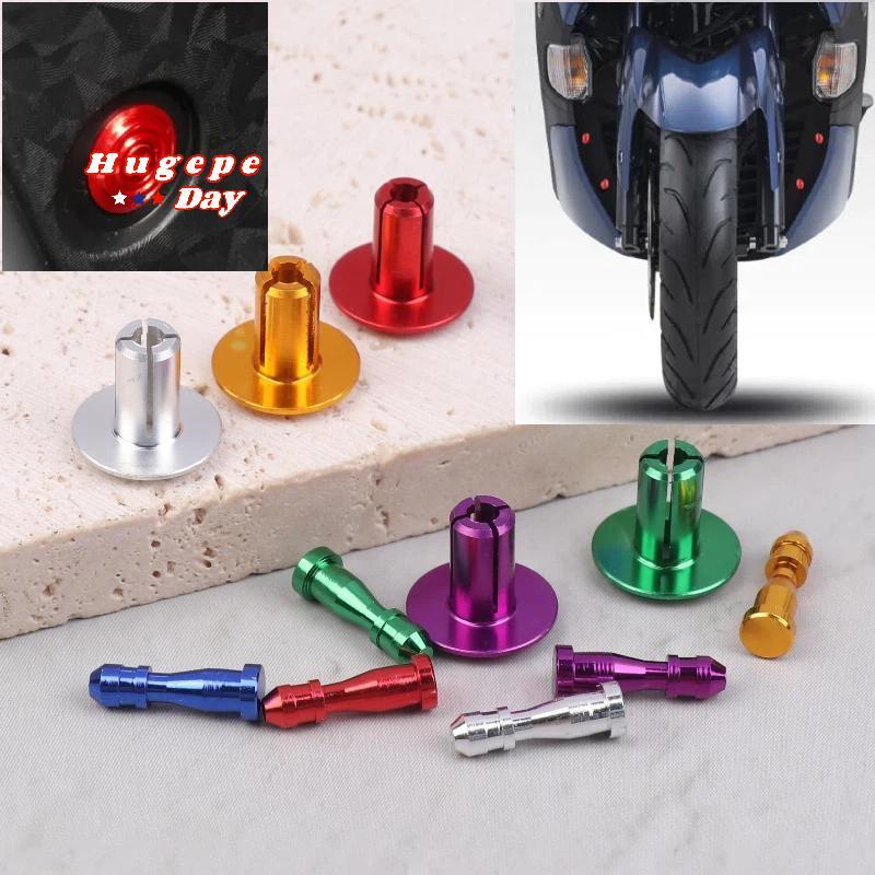 [hugepe-t] 6Pcs Fit For XMAX300 XMAX250 XMAX 125 300 250 400 Aluminum Fairing Bolt Screw Frame Hole Cover Cap Motorcycle Accessories Nice