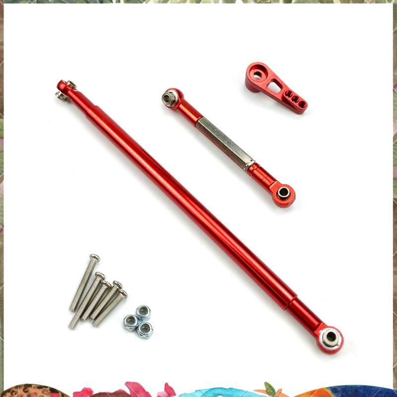 for MN86S MN86 MN86KS MN86K MN G500 Upgrade Parts Metal Steering Pull Rod Servo Link Rod 1/12 RC Car Accessories,Red