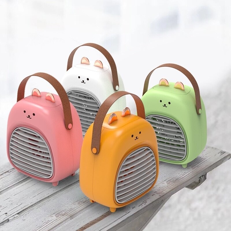 Kipas Meja Kabus USB Mini 冷风喷雾桌面风扇 USB加湿小风扇 USB Desktop Mist Fan Mini Cooling Humidifier Fan