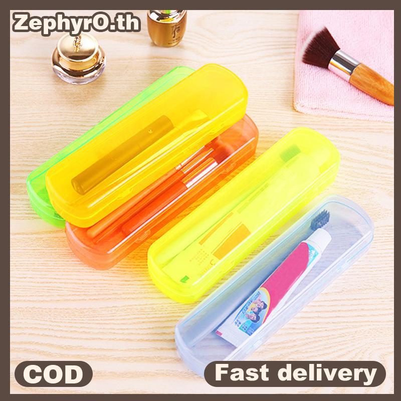 null Storage Box For Toothbrush Candy Color Toothbrush And Toothpaste Case Portable Travel Toothbrush Box Accessories null