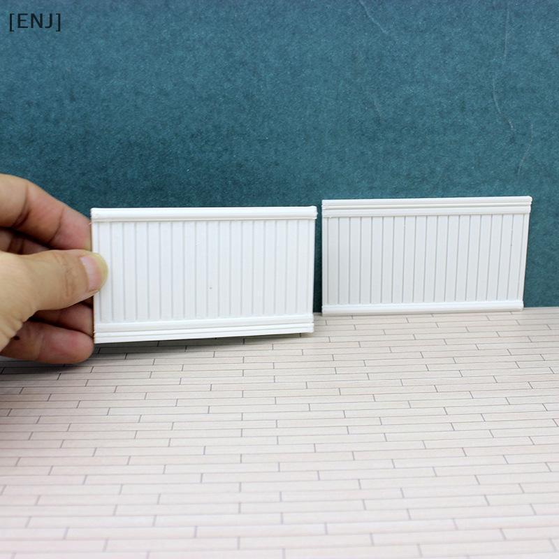 [ENJ] 1/2Pcs Role Play Doll House Accessories 1/12 Dollhouse Square Wall Skirt Wall Panel For Micro Landscape Window Display null