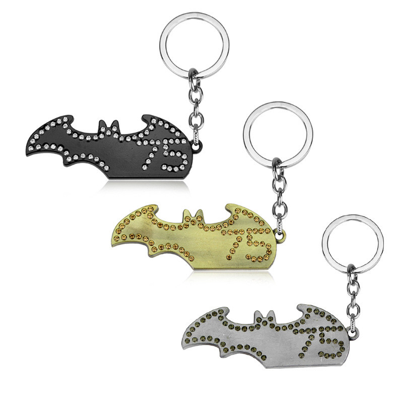 Ready Stock#欧美电影周边饰品 Avengers Batman Alloy Keychain Pendant Creative Small Gift 0118hw