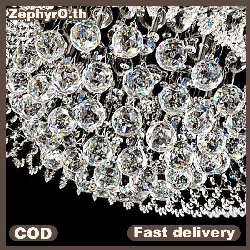 null 30mm/40mm Hanging Clear Crystal Lighting Ball Prisms DIY Curtain ChandelierDecor null