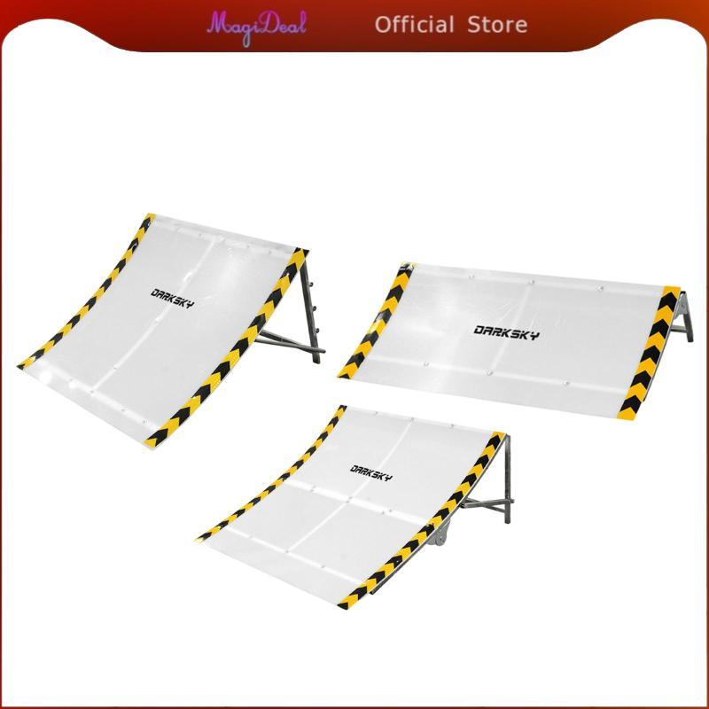 MagiDeal RC Car Ramp for Jumping Foldable Adjustable Height Jump Platform Metal Nylon Hinged  Suitable for Family Party Park Track Backyard