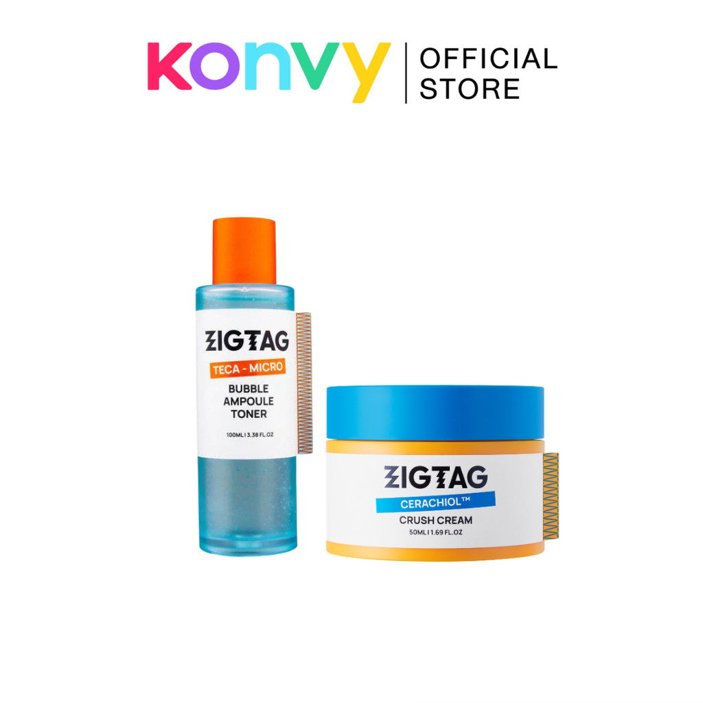 ZIGTAG HYDRATION SET [AMPOULE TONER & CRUSH CREAM ]