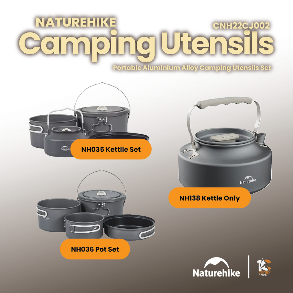 Set Cerek Camping Aluminium Naturehike