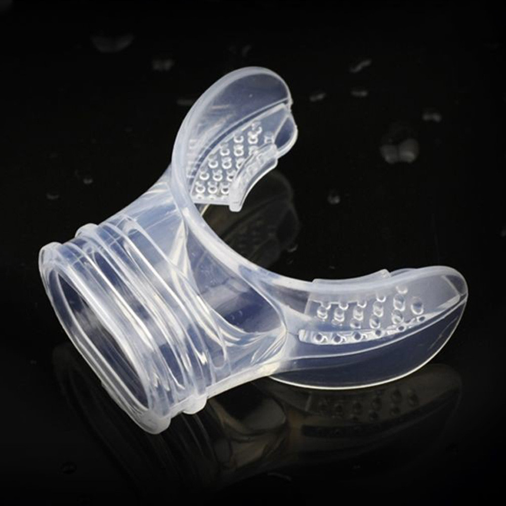 Silicone Breathing Trainer Mouthpiece Scuba Diving Bite Fits Most Diving Accessories Replacement