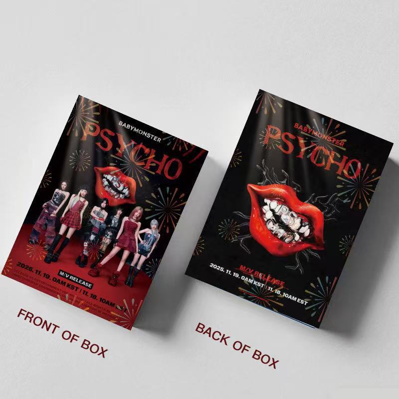 55pcs BM SUPA DUPA LUV CHOOM Lomo Cards PSYCHO WE GO UP HOT SAUCE HELLO MONSTIEZ MONSTERS DRIP Photocards AHYEON Asa Chiquita Parita Haram Rora Ruka Postcards Fast Shipping YM