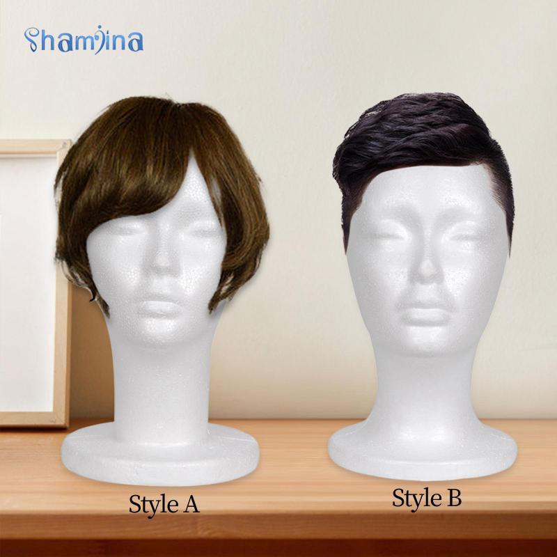 [Shamjina] Wig Head Display for Female Foam Mannequin, Versatile Stand for Hairpieces And Accessories