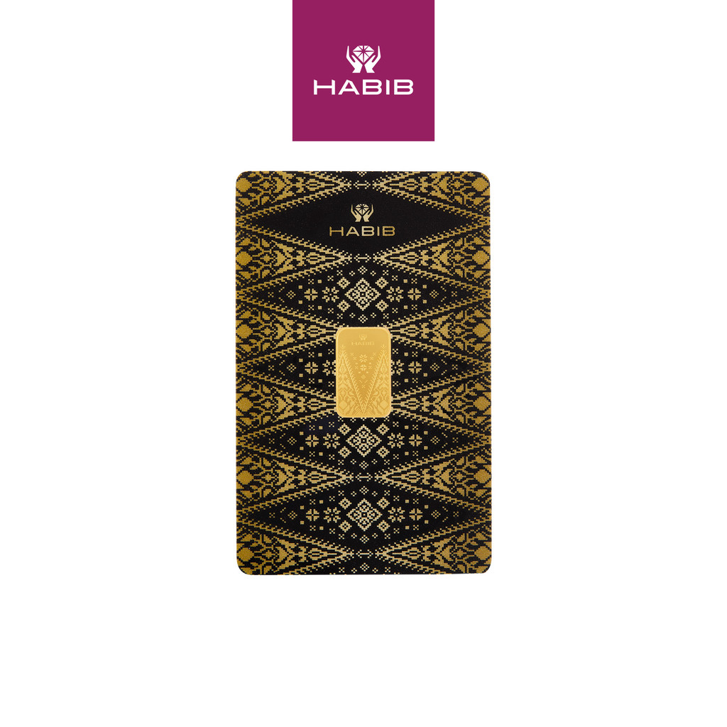 HABIB 2.5g 999.9 Gold Bar (Songket Collection) - Manufactured by LBMA Goods&hellip;