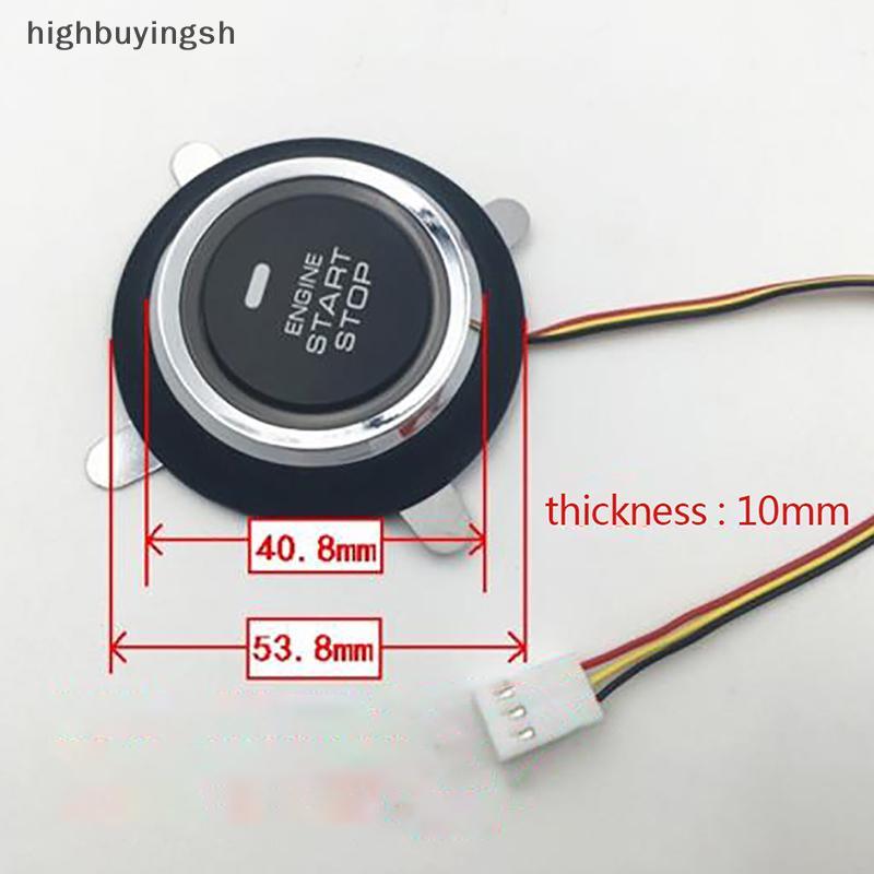 null 12V Auto Replacement Car Engine Start Stop Push Button Ignition Starter Switch null