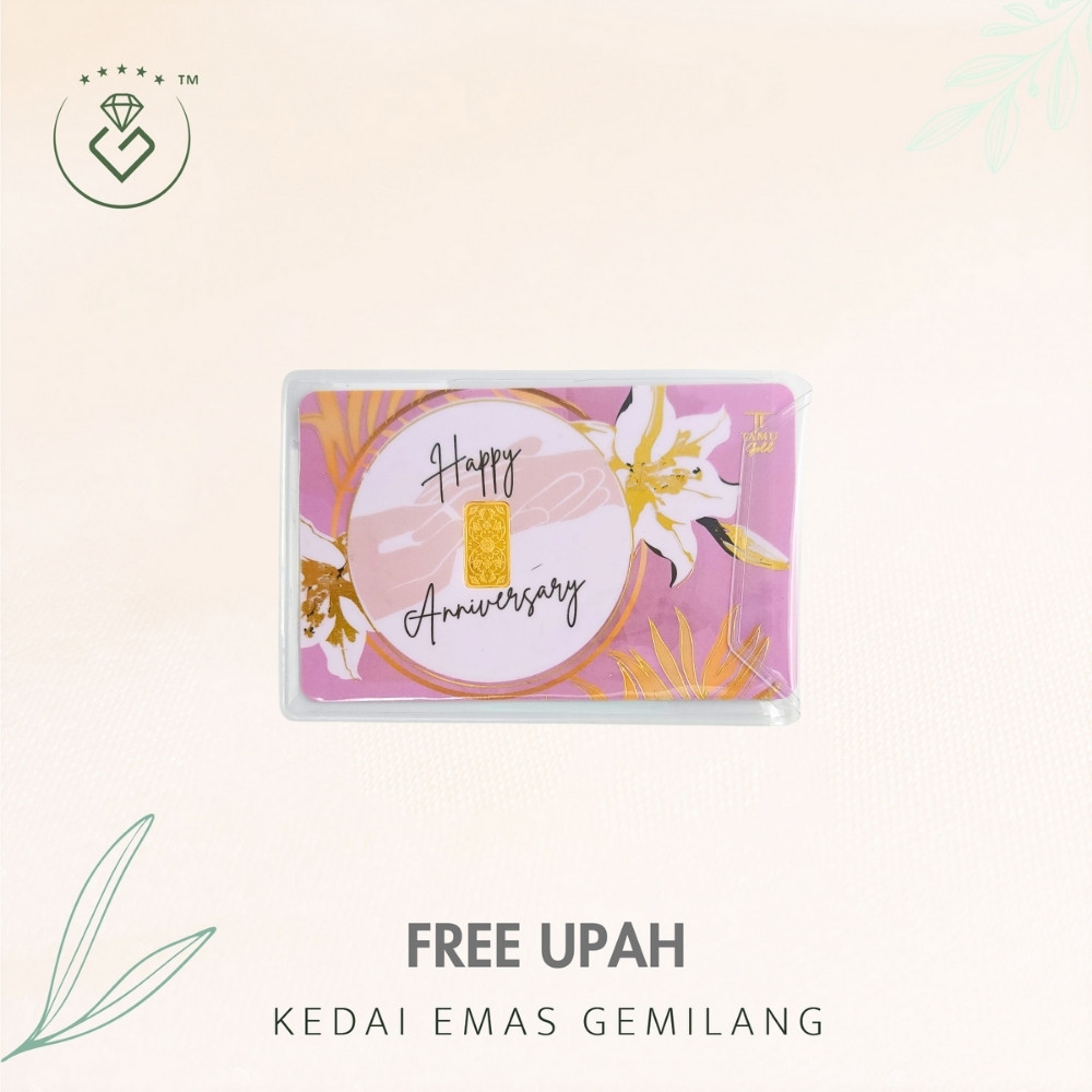 [Kedai Emas Gemilang] 8001293 Tamu Gold 1G (Ohe0286) Gold Bar (1.5Cm) (1G)&hellip;