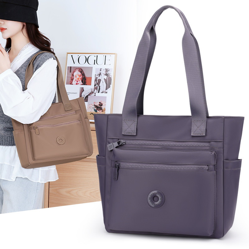 Commuter Large-Capacity Bag One-Shoulder All-Match Bag Female Tote Bag Nylon Cloth Fashion Handbag