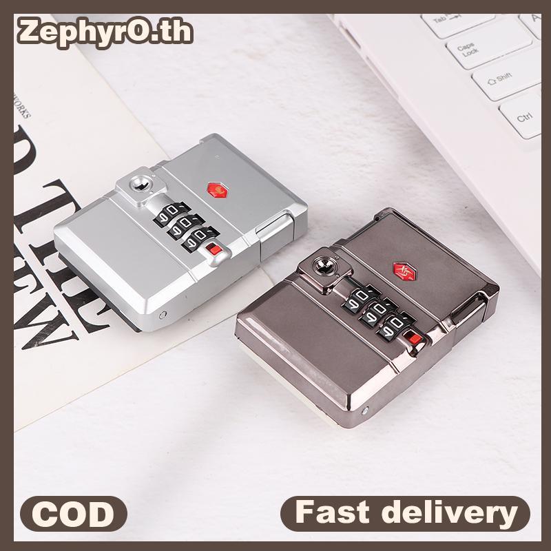 null Metal Password Lo 3 Digit Combination Lo Travel Suitcase Luggage Chest Hardware Lo Coded Loer Gift Case Padlo null