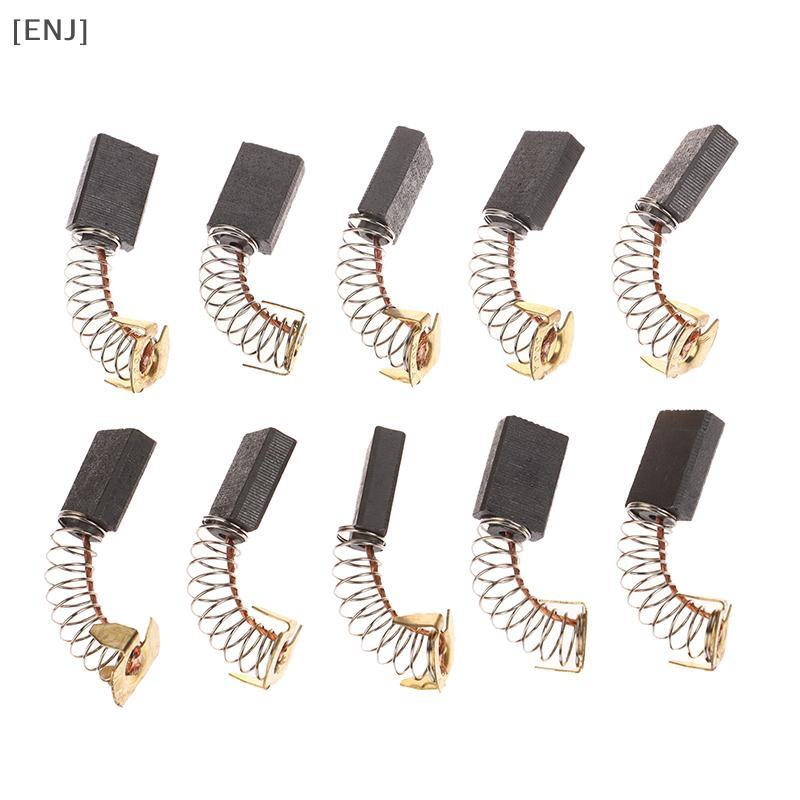 [ENJ] 10Pcs 5*11*18mm Motor Carbon Brush 303 Cutting Polishing Machine Accessories Electric Tool Carbon Brush null