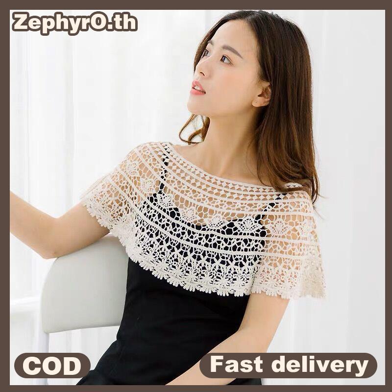 null Women Knit Hollow Out Shawl Wrap Wedding Bridal Evening Dress Lace Shawl Wedding Sunflower Lace Scarf Shrug Cape Poncho null