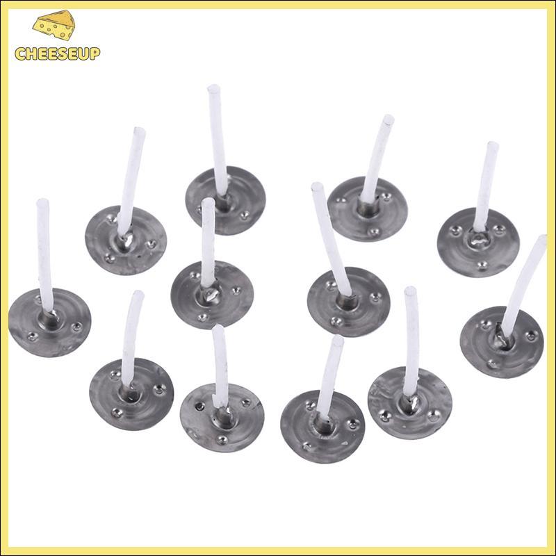 Cheeseup 100Pcs Candles Mold Wi Tabs Eco-Friendly Candle Sustainer Making pure cotton New