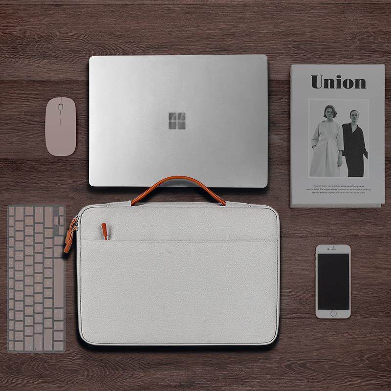 Sesuai untuk beg komputer Microsoft Surface, sarung pelindung Surface Pro 8, penyimpanan tablet iPad, sarung dalam Pro 9/7, buku nota 14-inci, komputer riba 13-inci untuk lelaki, komputer riba komuter 12.4-inci, komputer riba mudah alih 16-inci.