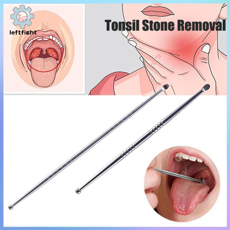 LEFT 1pcs Tonsil Stone Removal Ear Wax Remover Stainless Steel Remover Mouth Cleaning Care Tools Tonsil Stone Remover Health Care GHT