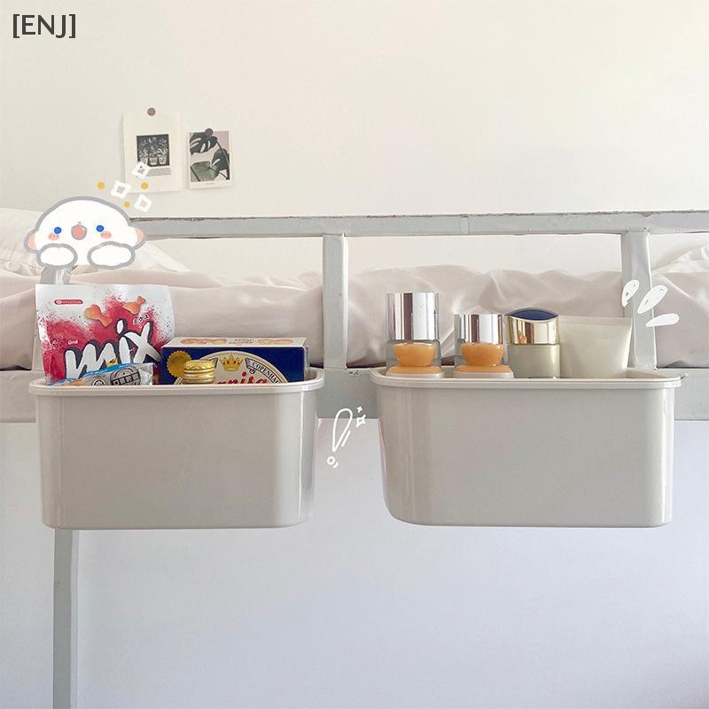 [ENJ] Bedside Hanging Basket Shelf Large Capacity Crib Storage Baby Diaper Bag Fence Table Box Home Baby Bedside Hanging Basket null