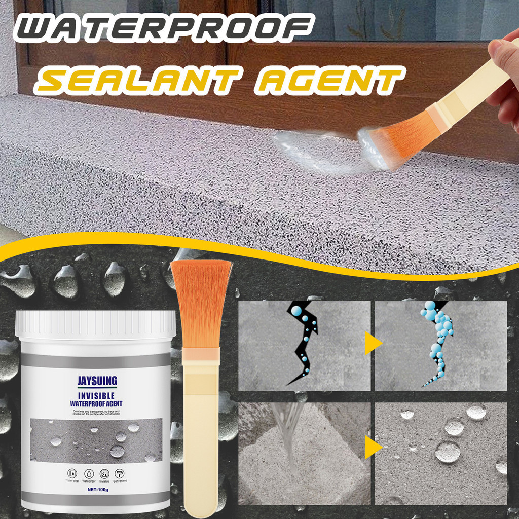 Jaysuing Pelekat Kalis Air Lutsinar Pembaikan Kebocoran Retak Dalaman Bilik Mandi Gam Salutan Pembaikan Tanpa Bata Mengh