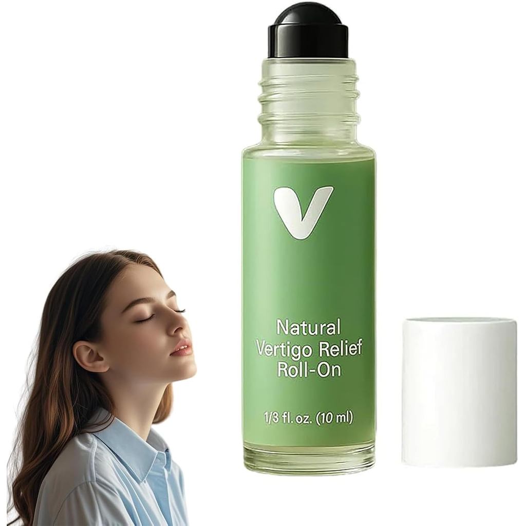 Steady Ear Roll On, Natural Steady Ear Vertigo Relief RollOn, Anti-Dizzy roll-on, Nausea Relief RollOn, Fast-Acting Vertigo Oils, for Relaxation and Daily Comfort, for Men and Wome