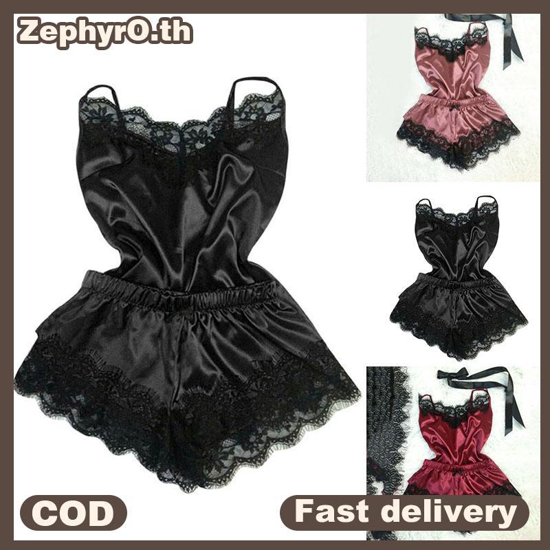 null Sexy Pyjamas Set Women Sleepwear Ice Silk Satin Nightgowns Robe Lingerie Set null