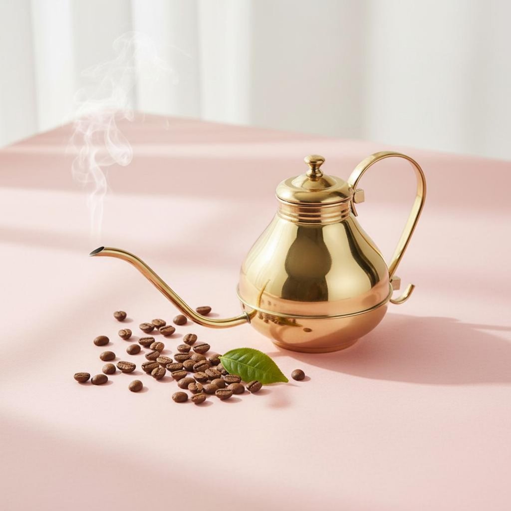 Precision Pouring Gooseneck Kettle Elegant Royal Design Long Spout Pour Pot Multi-Purpose for Baristas