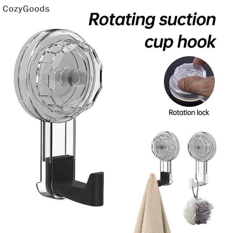 null 3pcs Removable Swivel Strong Suction Cup Hook Water And Moisture Resistant Suitable For Kitchen Bathroom null