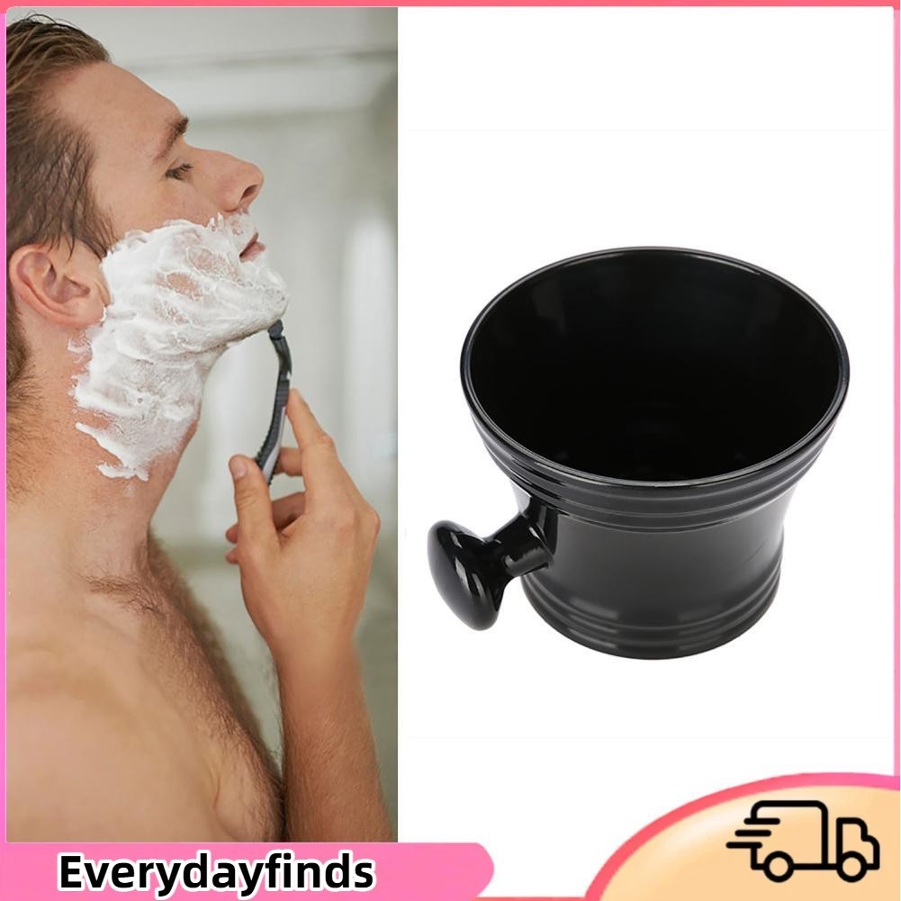 everydayfinds ANGGREK Shaving Soap Bowls  Barber Cup Plastic Bowl Foam Cream Men (Zero)