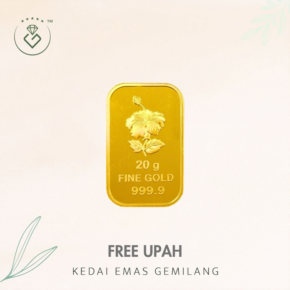[Kedai Emas Gemilang] 8001302 {Y} Poh Kong 20G Gold Bar (3.26Cm) (20G)&hellip;