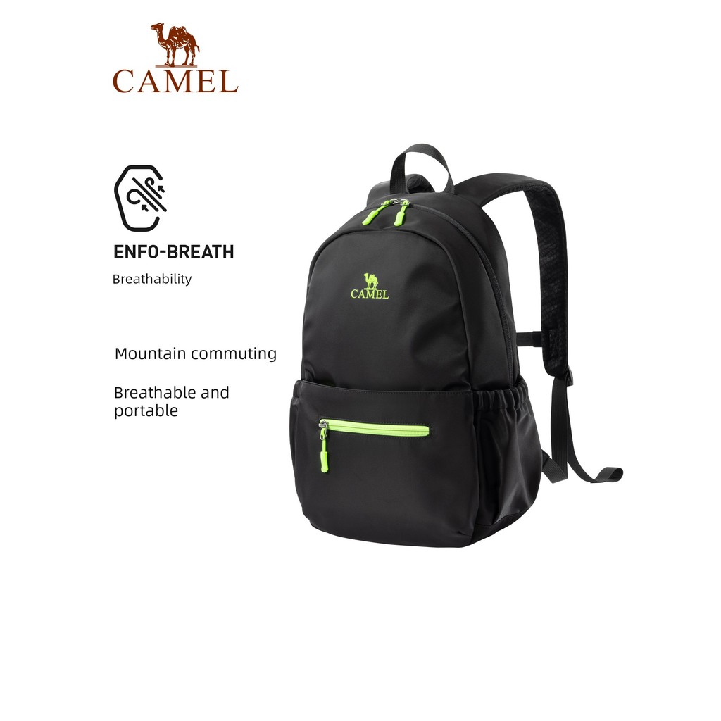 school bag backpack [Disyorkan pada musim persekolahan] Beg sekolah unta berkapasiti besar pelajar kolej ransel gadis sekolah menengah pelajar sekolah menengah