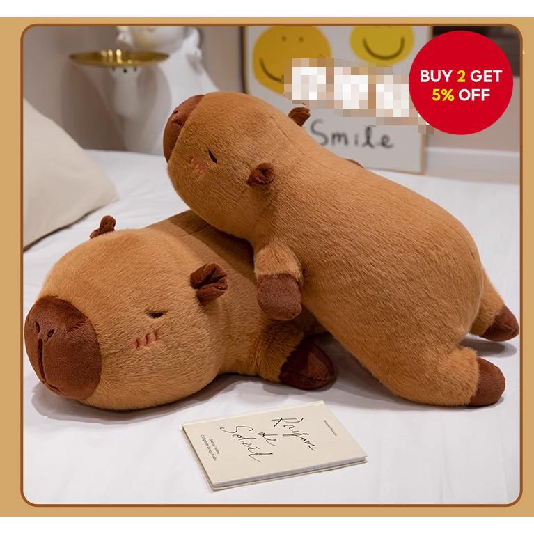 Capybara Long Pillow 50-70cm Soft Comfortable For Pregnancy Travel And Girls Christmas Gift
