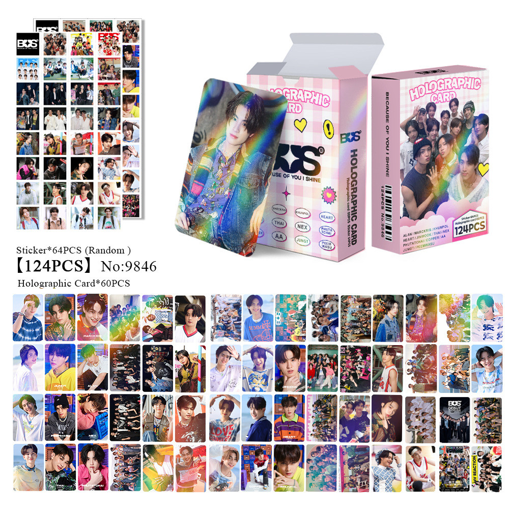 92-124pcs Thai Star GMMTV ATLAS ENGLOT Lomo Cards Pondphuwin LINGORM Gemini Fourth Joong Dunk Winny Satang Stickers Photocards SKYNANI POND PHUWIN Postcards Cheap HT
