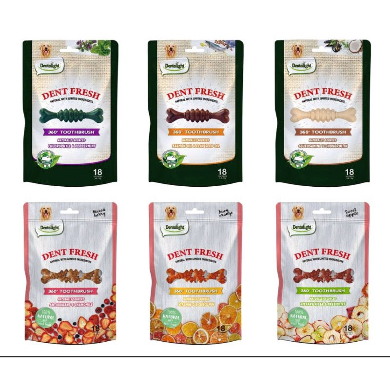 DENT FRESH TOOTHBRUSH 150GR | DogCemilan | TREATH