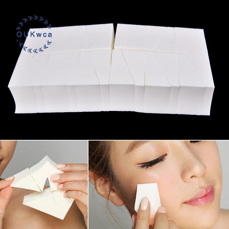 [OUK-t] 24Pcs Beauty Lady Make Up Cosmetic Triangle Foundation Facial Puff Sponge new