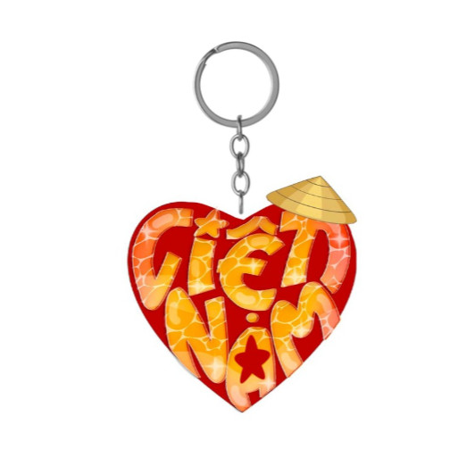 Patriotic Vietnam Fatherland keychain