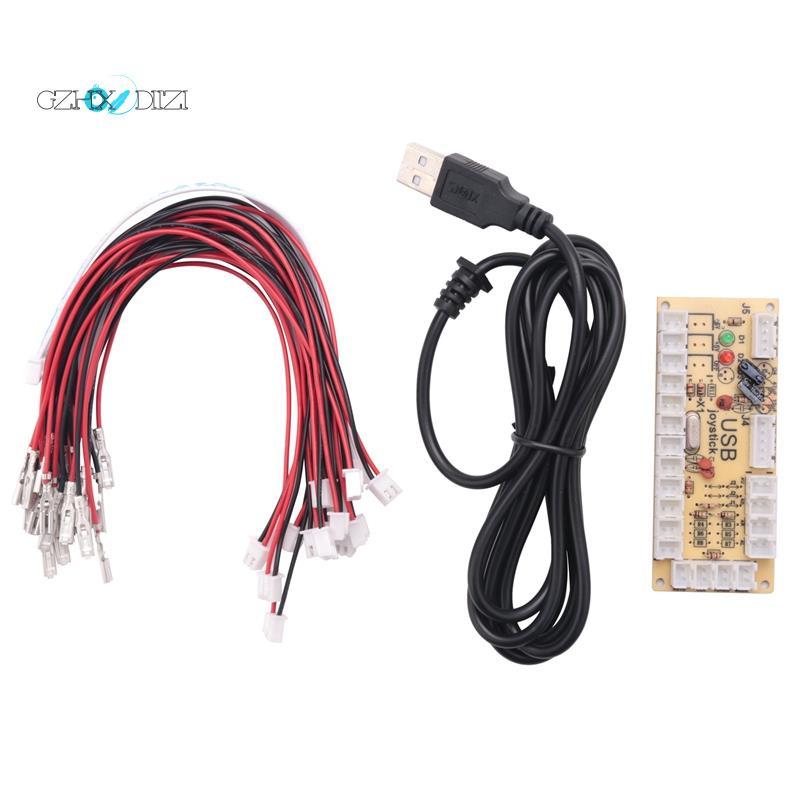 Zero Delay Game Usb Encoder Pc To Joystick For Mame & Retropie Projects Parts