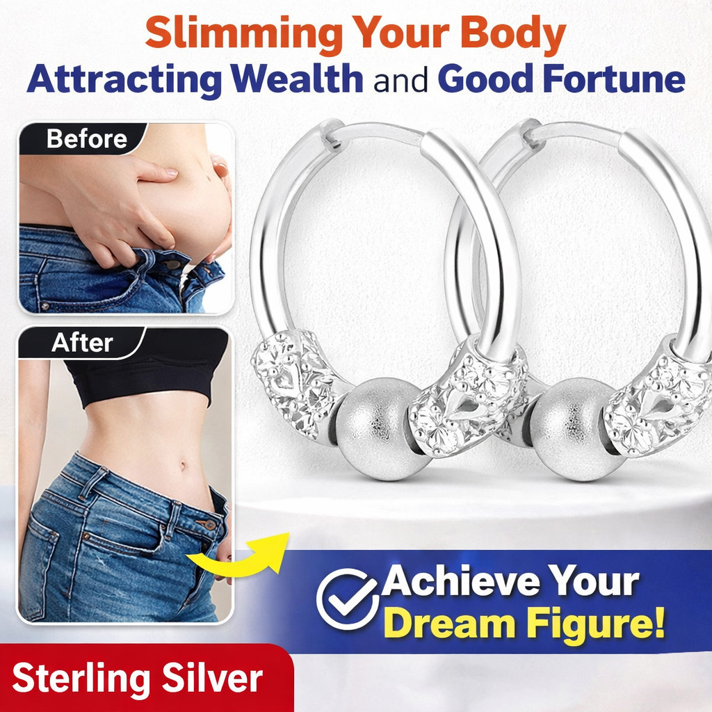 Beli 1 Percuma 3✨【Silver Lucky Charm Earrings 】Fashion Silver Earrings Earrings Vintage Clothing Matching Fashion/S925 Sterling Silver/Good Luck Earrings時來設計銀耳扣