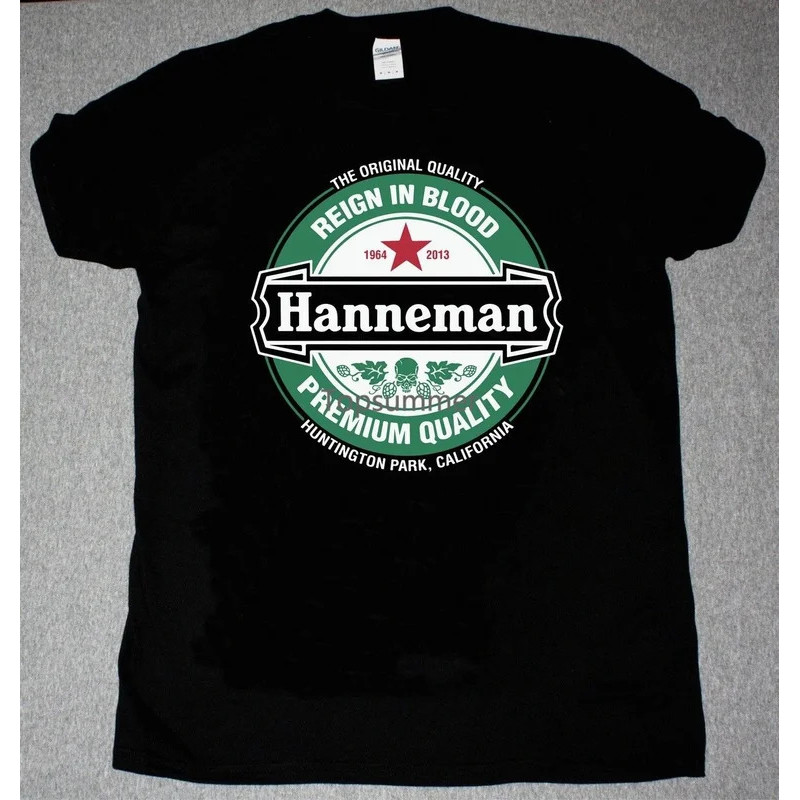 Jeff Hanneman Tribute T Shirt Slayer Mans Unique Cotton Short Sleeves O Neck T Shirt Diskaun 100% Cotton T Shirts Top Te