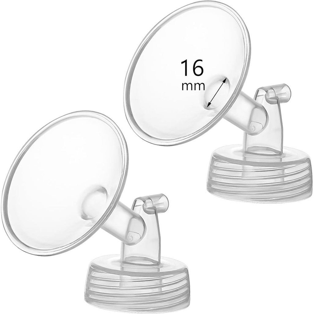 16mm Flange Compatible with Spectra S1 S2 9 Plus Synergy Gold Breastpump Replacement to Spectra Pump Parts and Flange; Not Original; Replaces Shield