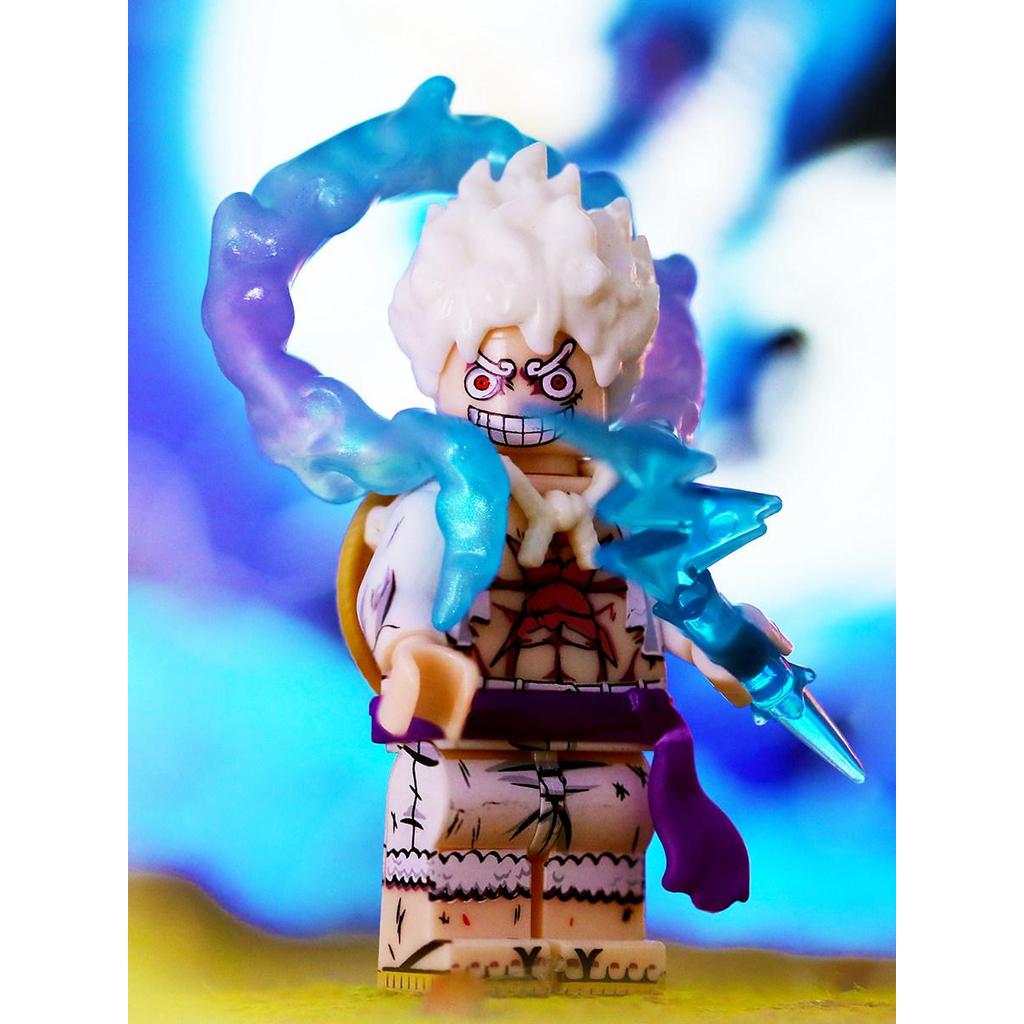 Fifth Gear Luffy Wano Country Joy Boy One Piece Sun God Nika Minifigure Building Block Toy Suitable for Lego Joy Boy One Piece20260310