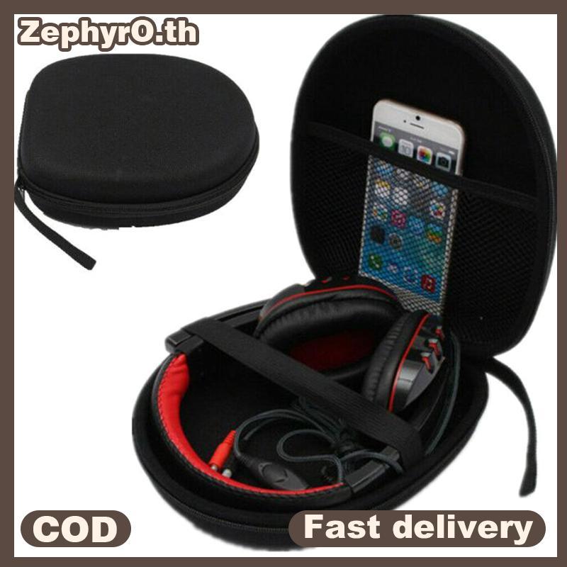 null Bla Hard Shell Carry Headphone Headset Earphone Case Bag Collector Pouch Box null