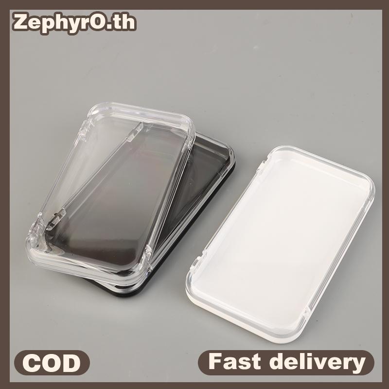 null Plastic Clear Jewelry Box Press-on Nail Storage Case Rectangle Storage Box For False Nails Display And Salon Essentials With Lid null