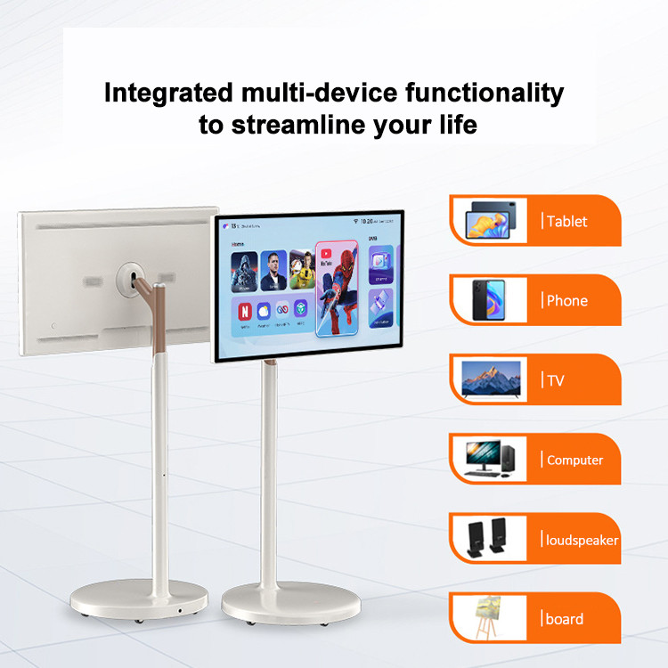 《KL IN STOCK》Wholesale Android Wireless Portable TV 21.5 24 27 32 Inch Smart Touch Screen With 5 or 9 hr Battery And Fully Adjustable Stand CGOV