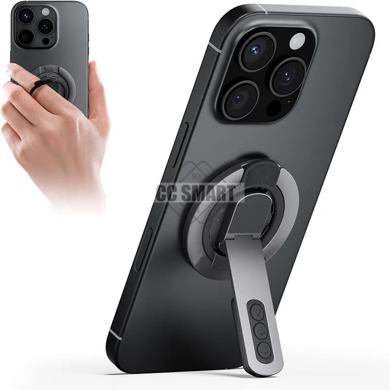 Phone Grip for Magsafe Phone Stand 360°Roration Phone Holder Silicone Finger Ring Innovative Pressure-Relief For iPhone 17/16/15/14/13/12/iPad Phone Kickstand