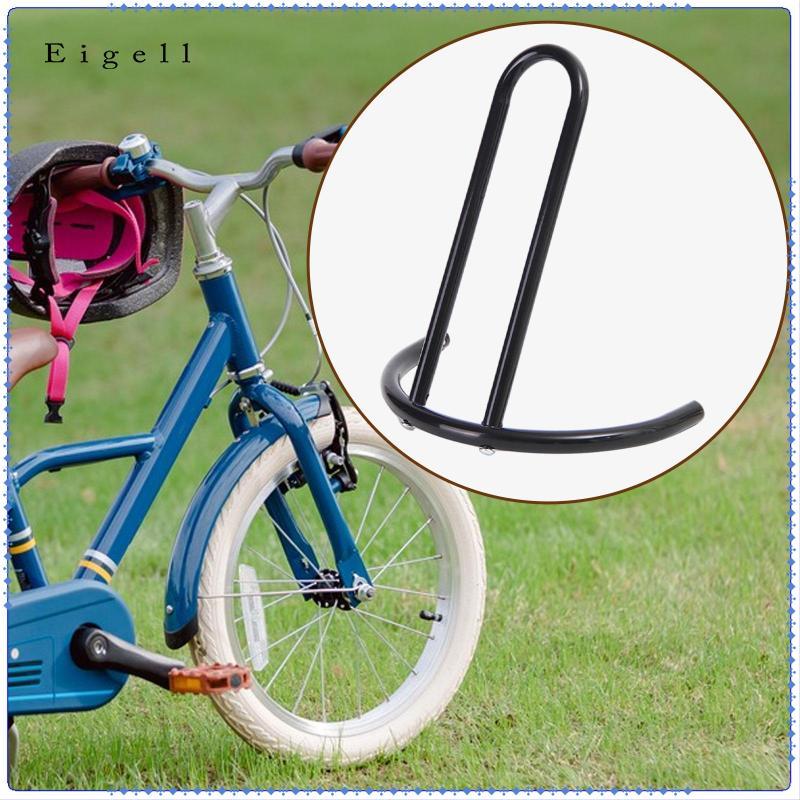 Eigell Kids Bike Parking Rack Compact Floor Bicycle Holder Organizer Accessory for Indoor Outdoor Apartment