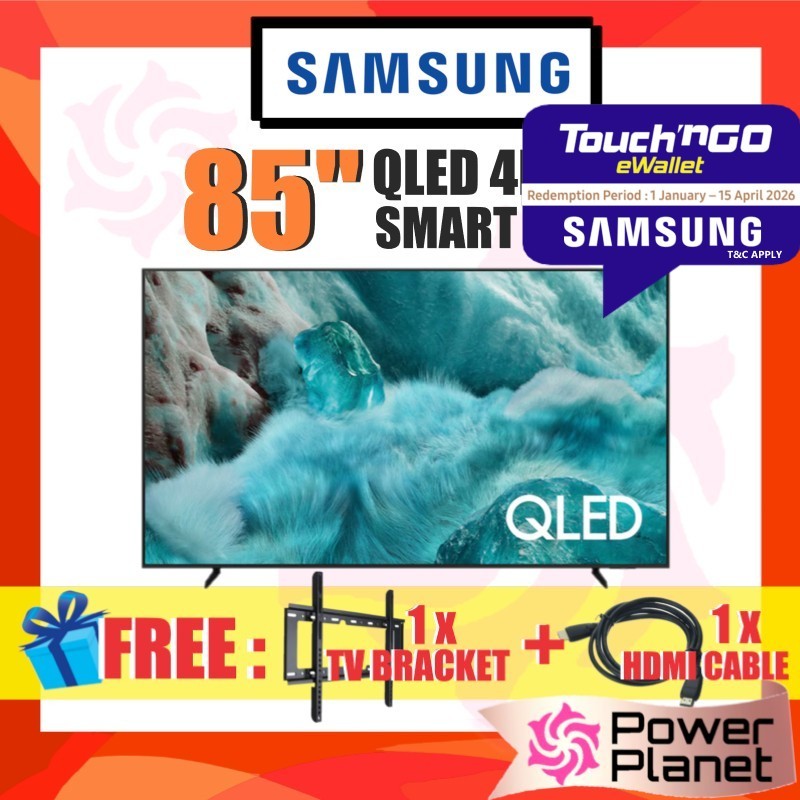 [TNG] [TV BRACKET & HDMI CABLE] SAMSUNG 85" QLED Q7F 4K QA85Q7FAAKXXM Vision AI Smart TV Television Ultra HD