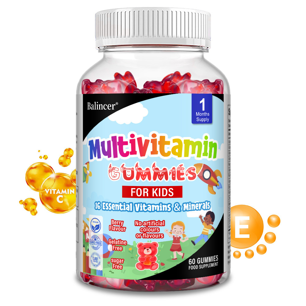 Balincer Kids Multivitamin Gummies - Boost Immunity, Promote Metabolism, and Support Healthy Growth in Children